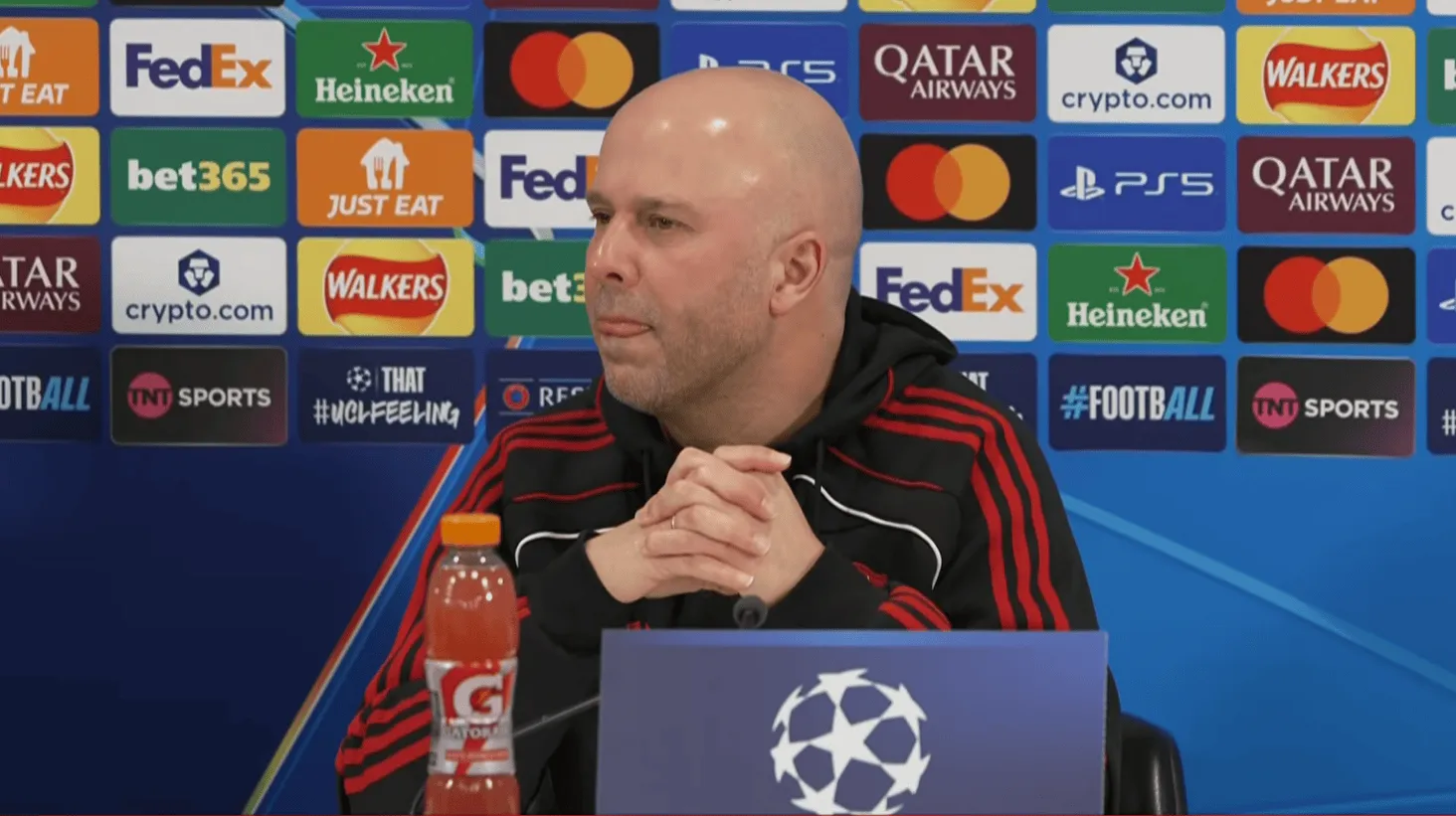 百度体育-斯洛特：上赛季夺冠可能因被巴黎淘汰；利物浦30年仅2夺英超